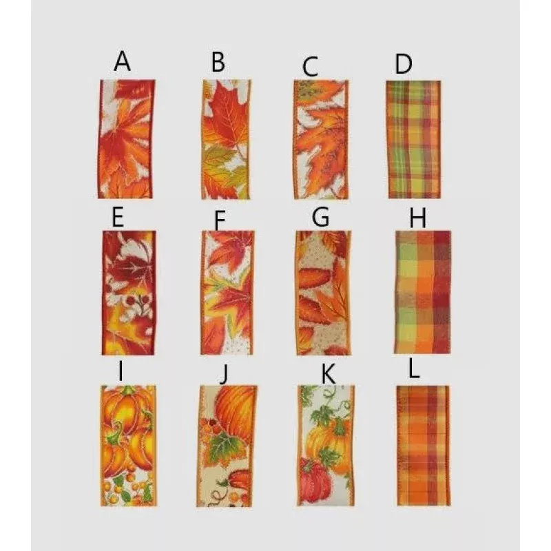 1.5X10yd Fall Ribbon|D&E&H&J&I&K&L&A&B&C&F