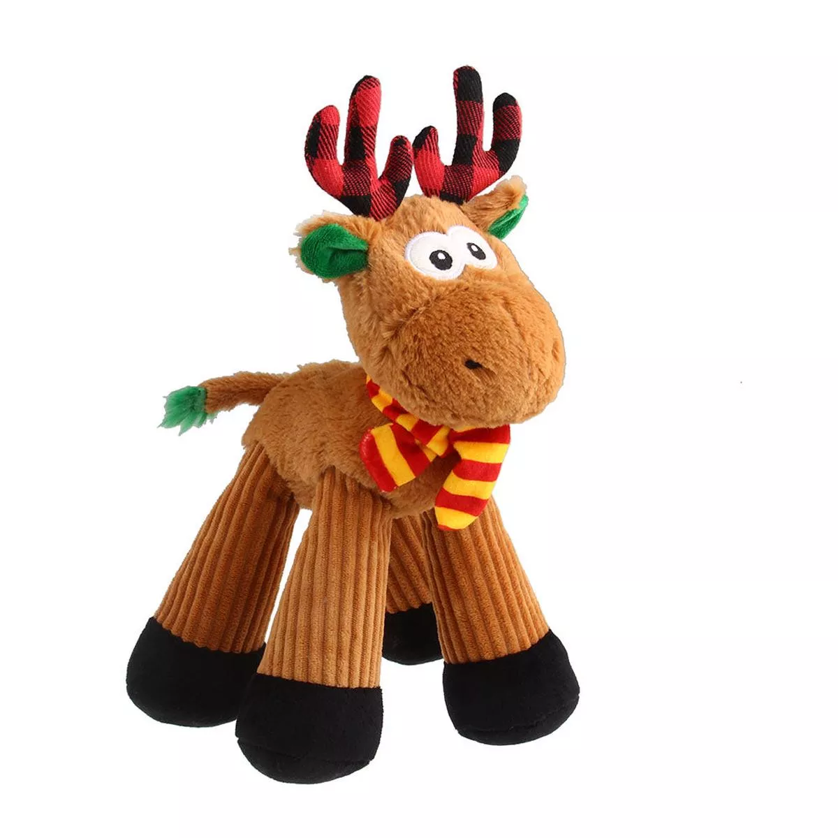10% OFF: GiGwi Christmas Reindeer Plush Dog Toy