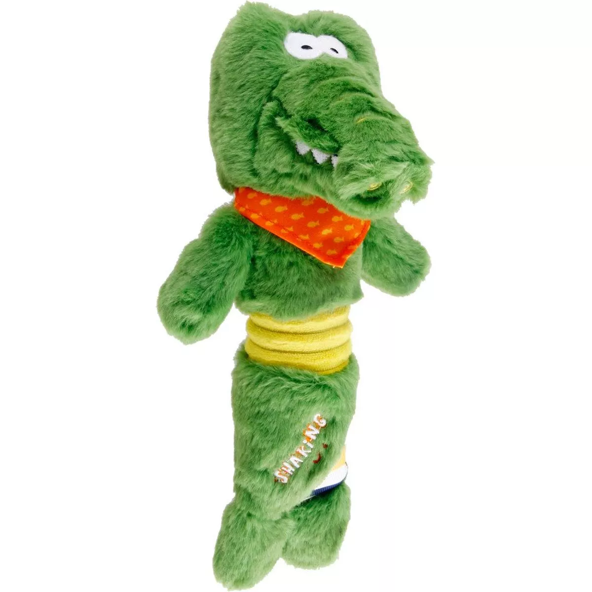 10% OFF: GiGwi Shaking Fun Plush Dog Toy (Crocodile)