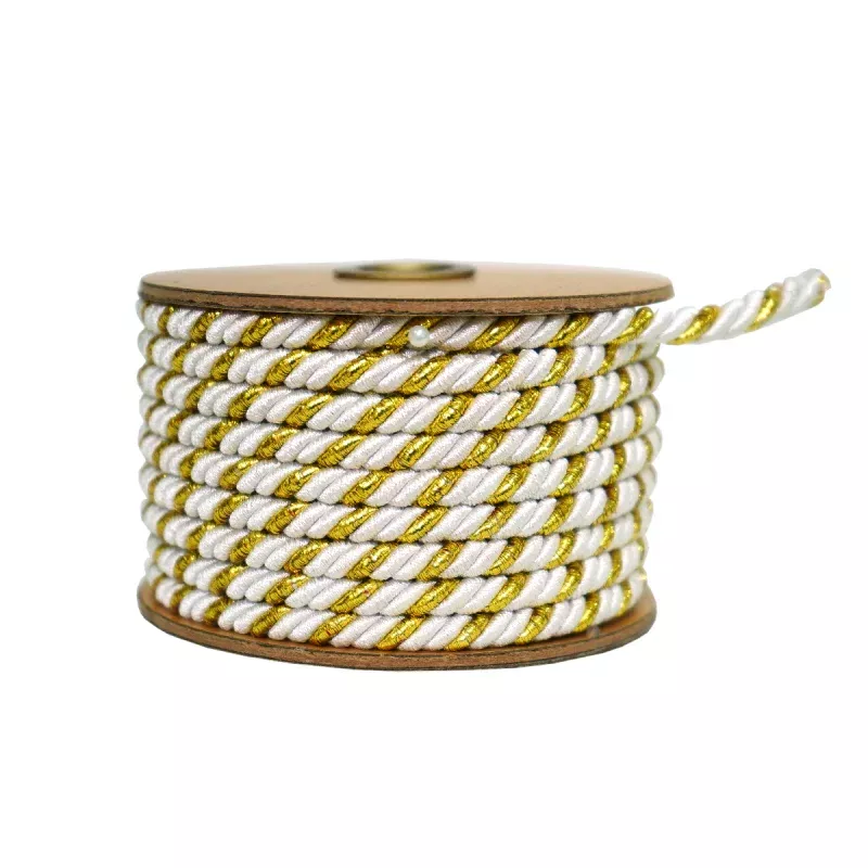 10 Yard Holiday Ribbon – White