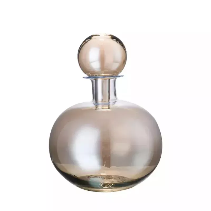 11 – Glass Bottle Vase With Lid
