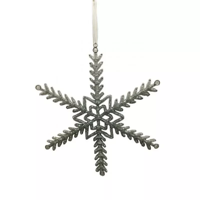 13 Beaded Snowflake Ornament