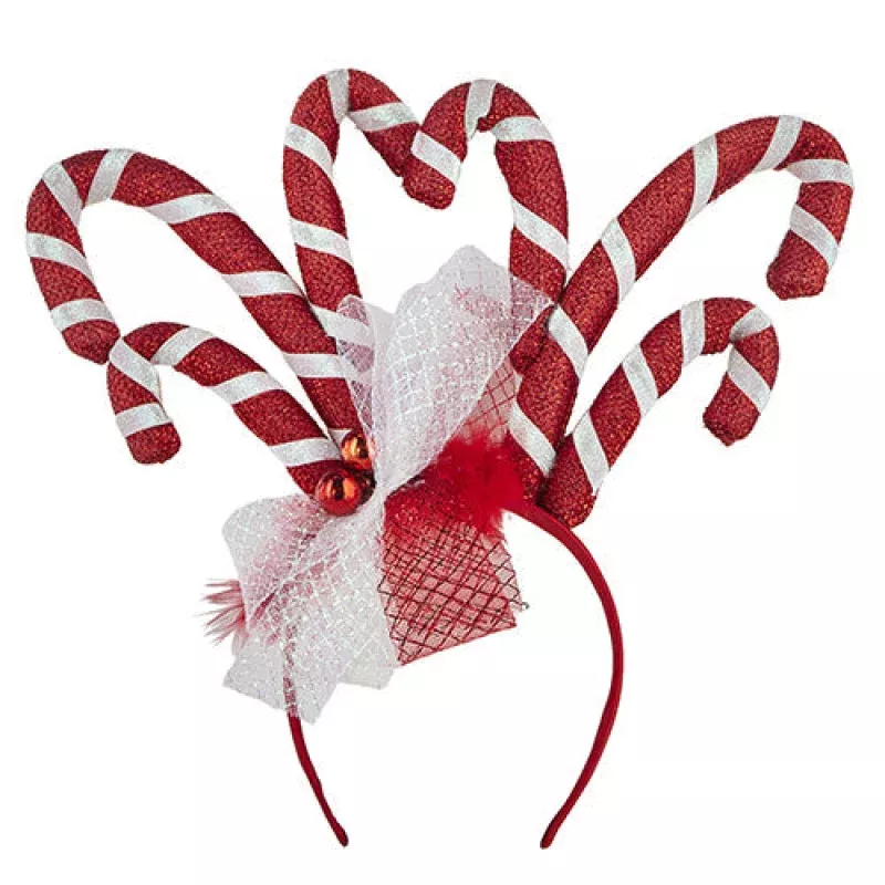 13 Candy Cane Antler Headband