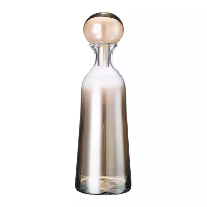 17.5” – Glass Bottle Vase With Lid