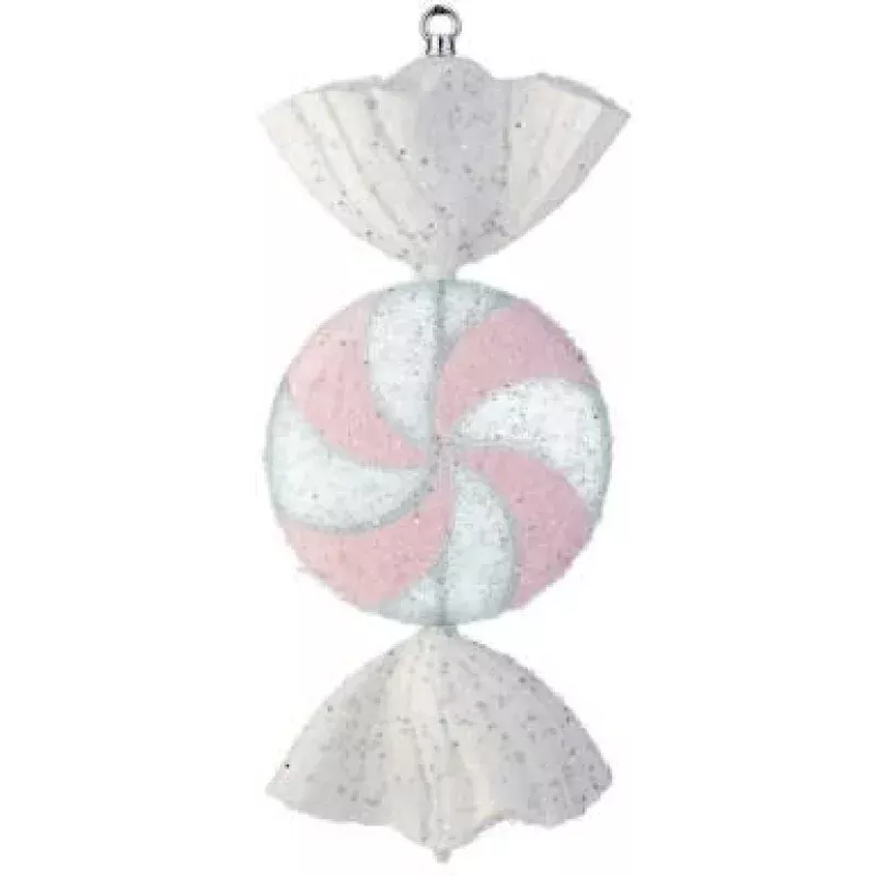 18.5 Iced Peppermint Candy Ornament