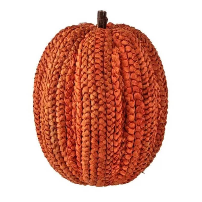 19.5 Display Basket Weave Pumpkin