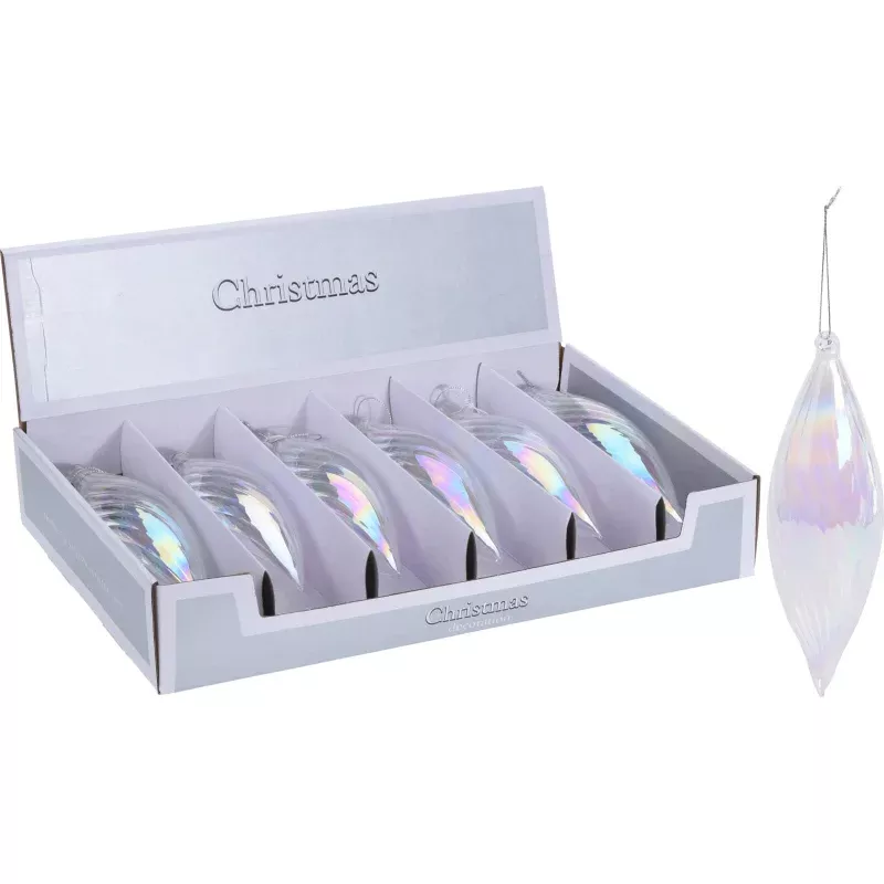 21cm Icicle Stripe Pearl – Sold Individually