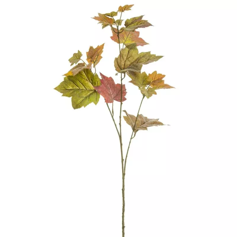 35 Maple Leaf Spray Orange Green