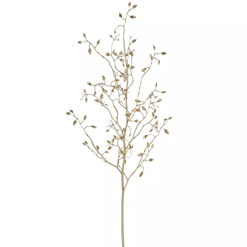 38 Metallic Mini Leaf Spray Gold