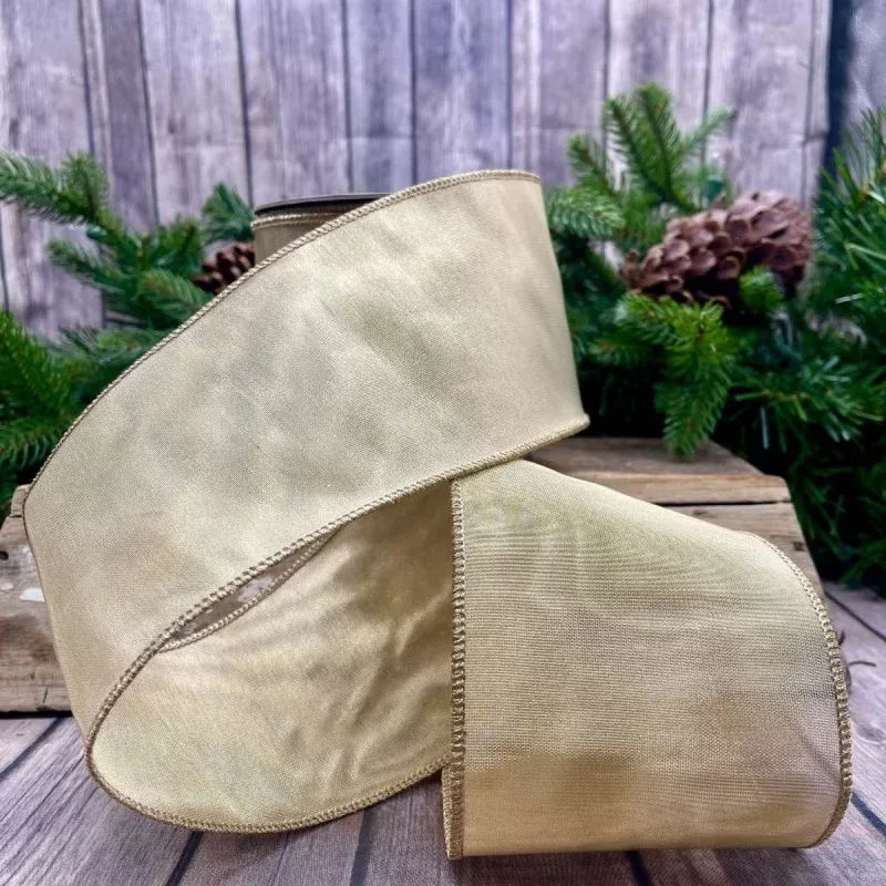 4 x 10yds Metallic Mesh, Gold