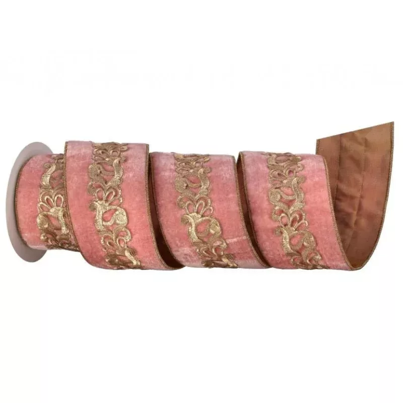 4 X5Y Laser Cut Trim Velour/Tissue Ribbon