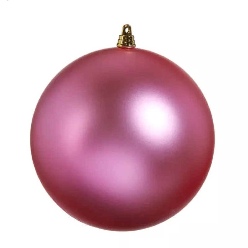 6 Matte Fuchsia Ball Ornament