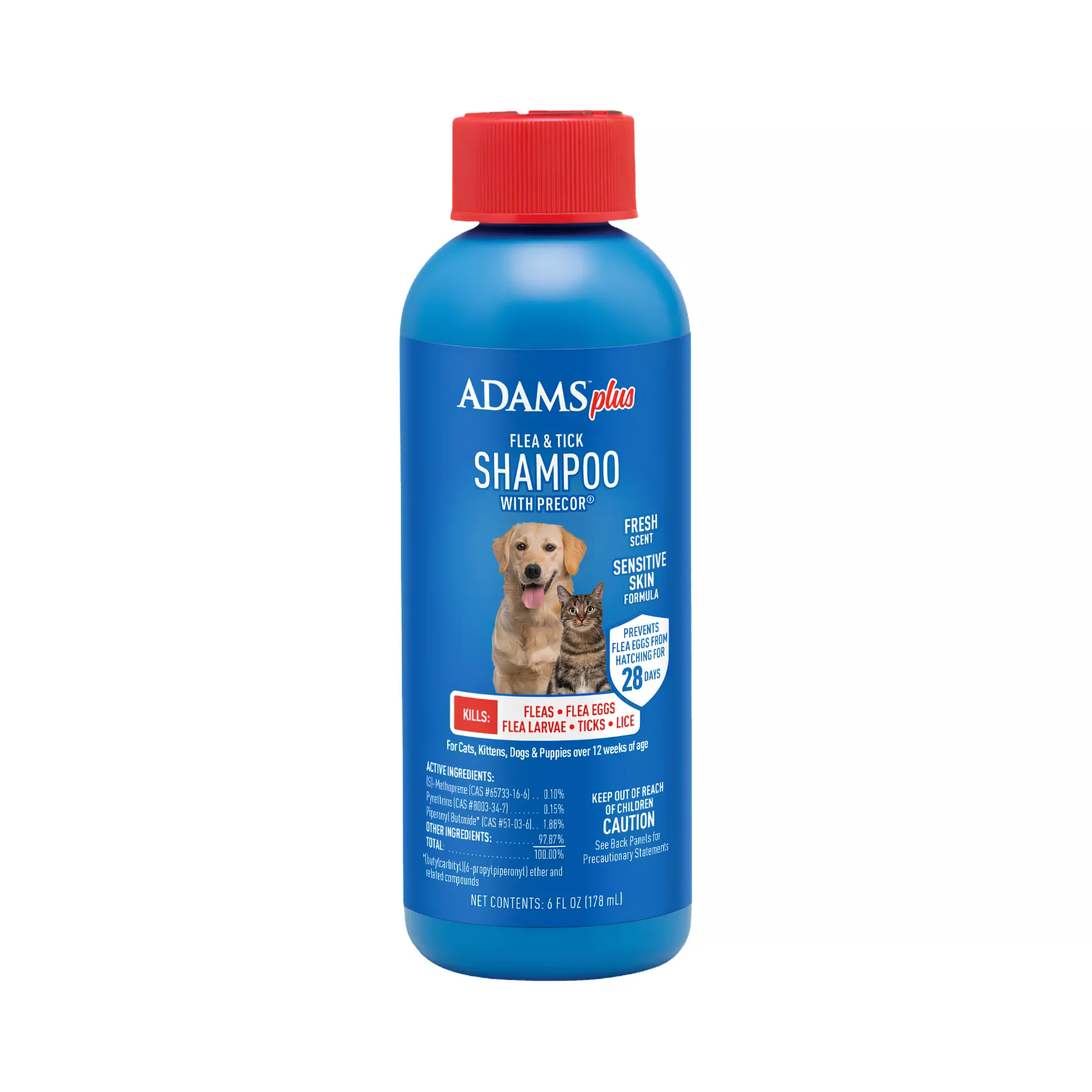 Adam’s Plus Flea & Tick Shampoo For Dogs & Cats