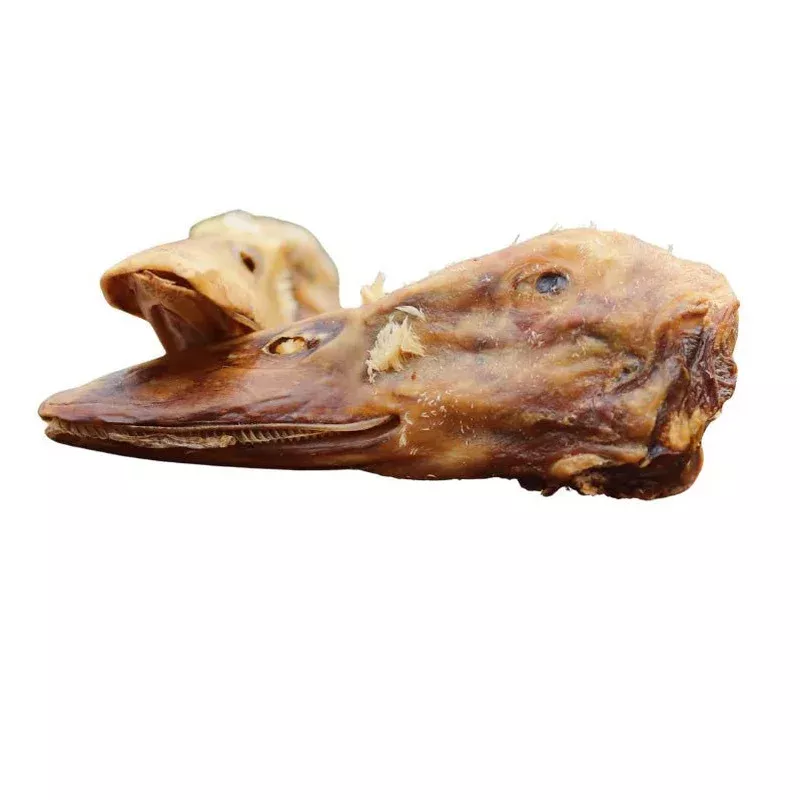 All-Natural Duck Head Dog Chews High Protein, Single Ingredient, Made in USA