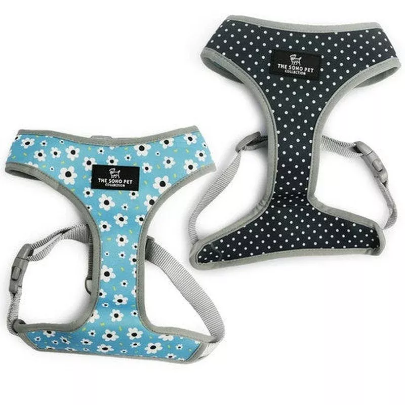 Ancol Daisy/Polka Dot Reversible Harness M