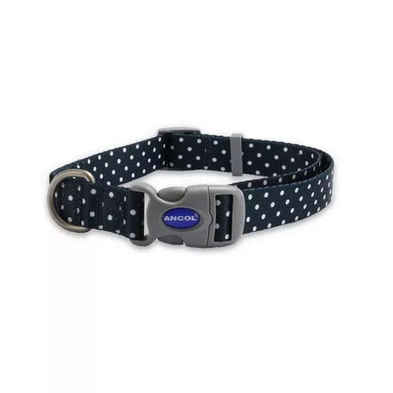 Ancol Polka Dot Patterned Collar L