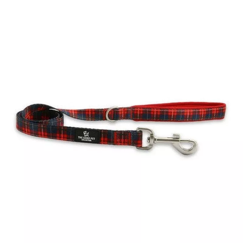 Ancol Tartan Patterned Lead