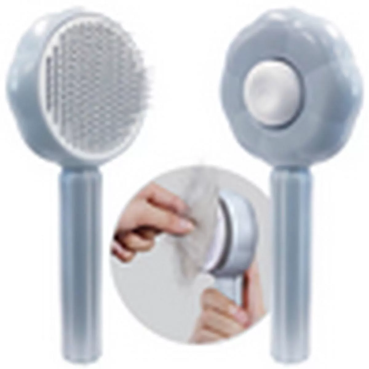 Animooos Self-cleaning Grooming Brush for Pet 7.5×3.25in