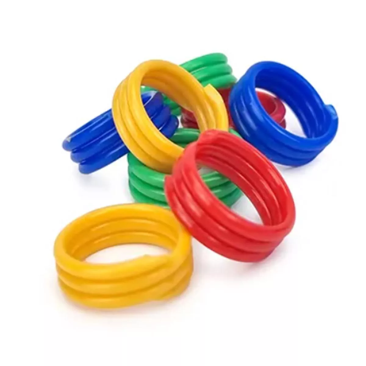 Bainbridge Poultry Spiral Leg Bands – Mixed (20 Pk)