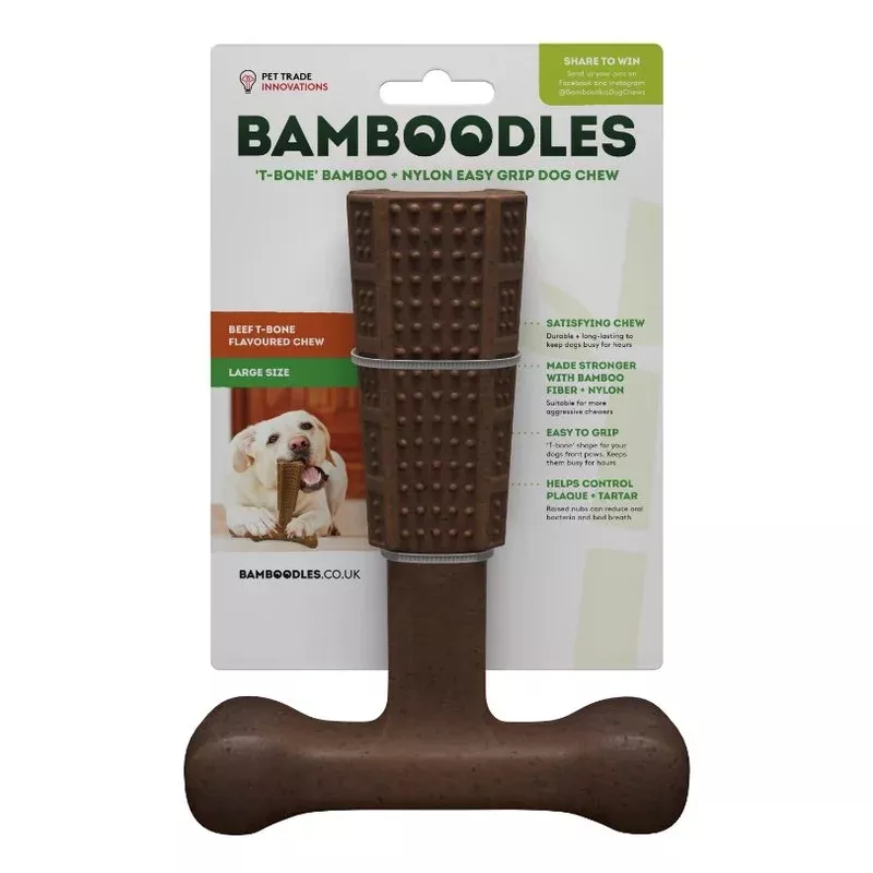 Bamboodles T-bone Beef Flavour Large 7″
