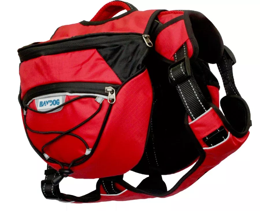 Bay Dog Saranac Saranac Dog Backpack Red Medium