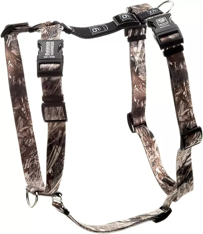 Blue-9 Buckle-Neck Balance Harness, Fully Customizable Fit No-Pull Harness, Ideal for Dog Training and Obedience, Made in The USA, Hot Pink, Small