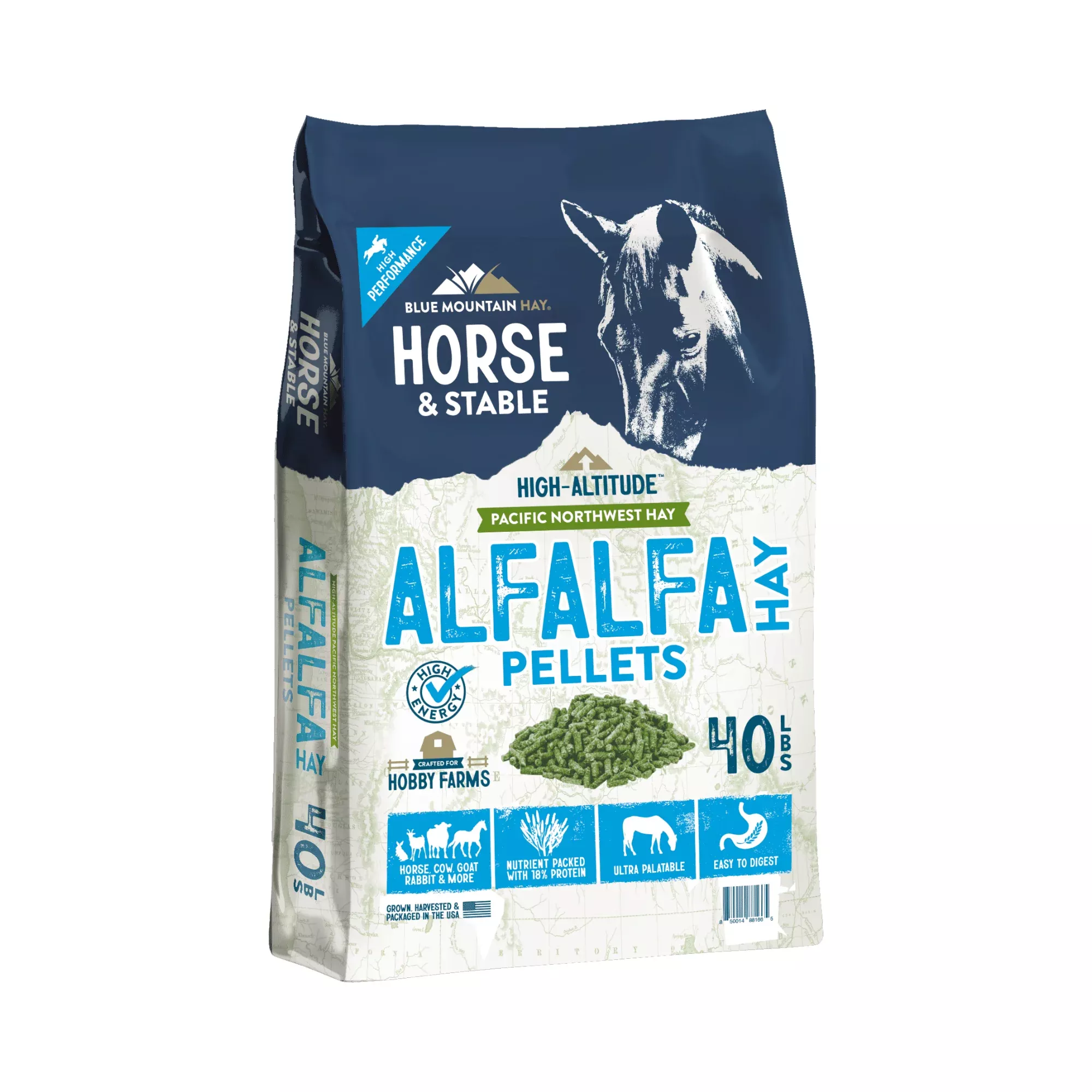 Blue Mountain Hay Alfalfa Pellets