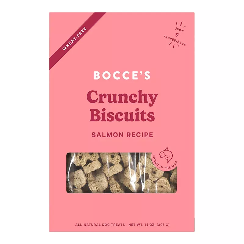 Bocce’s Bakery Salmon Dog Biscuits-14oz{L+x}