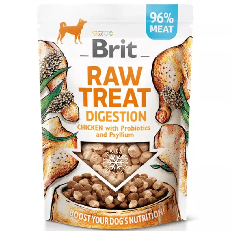 Brit Raw Treat Digestion with chicken and probiotics 40g