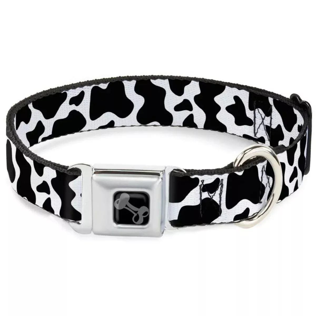Buckel Down Collar for Dogs Cow Pattern Wide Small