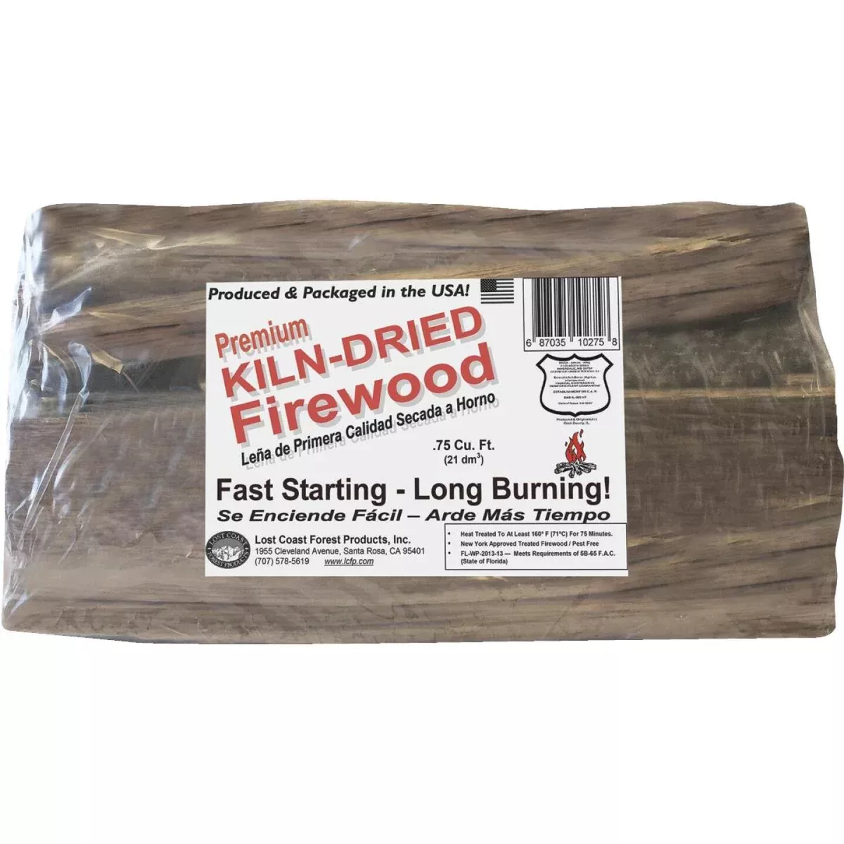 Burn Rite Premium Seasoned Firewood, 0.75 cu ft