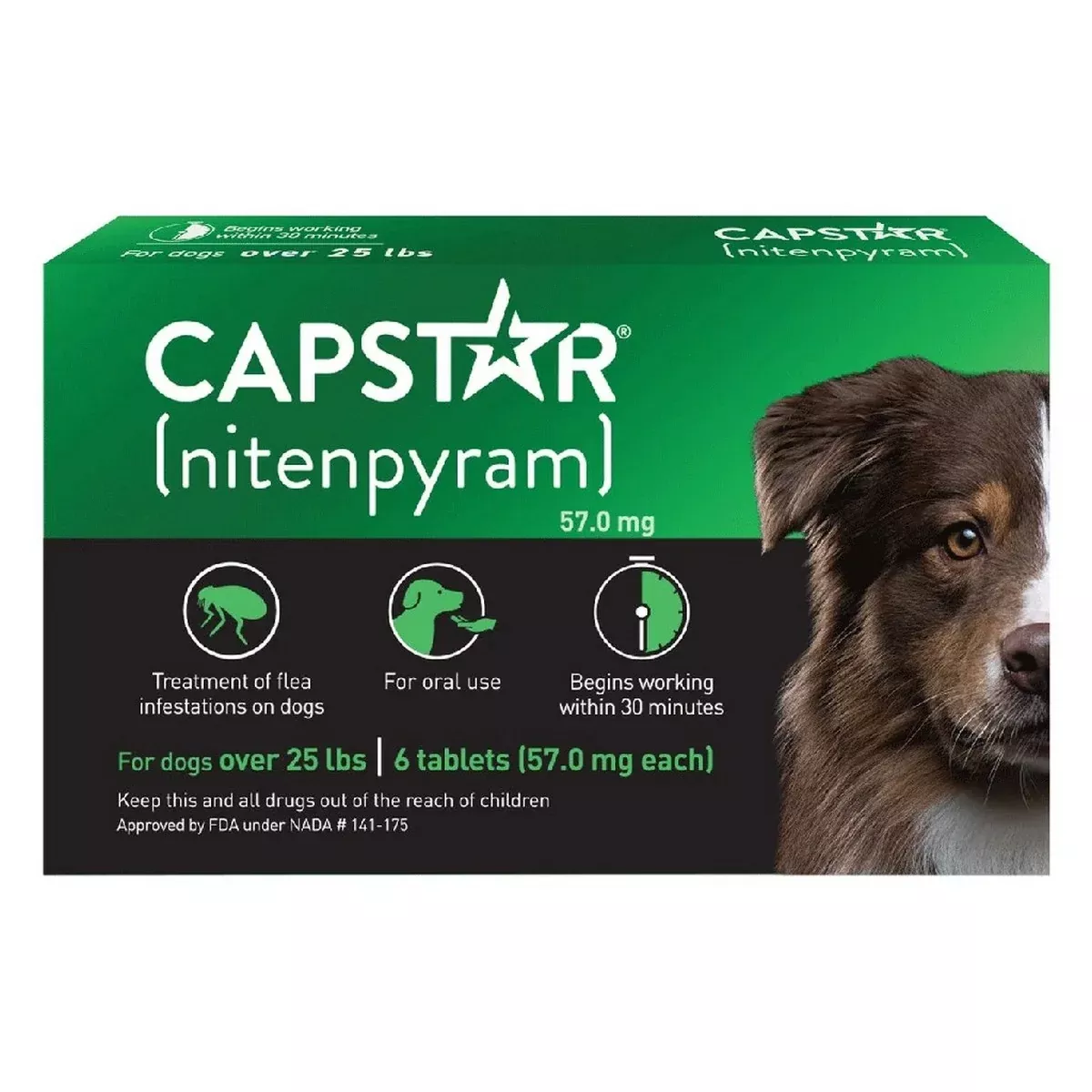 CAPSTAR Flea Tabs Dog Over 25lbs