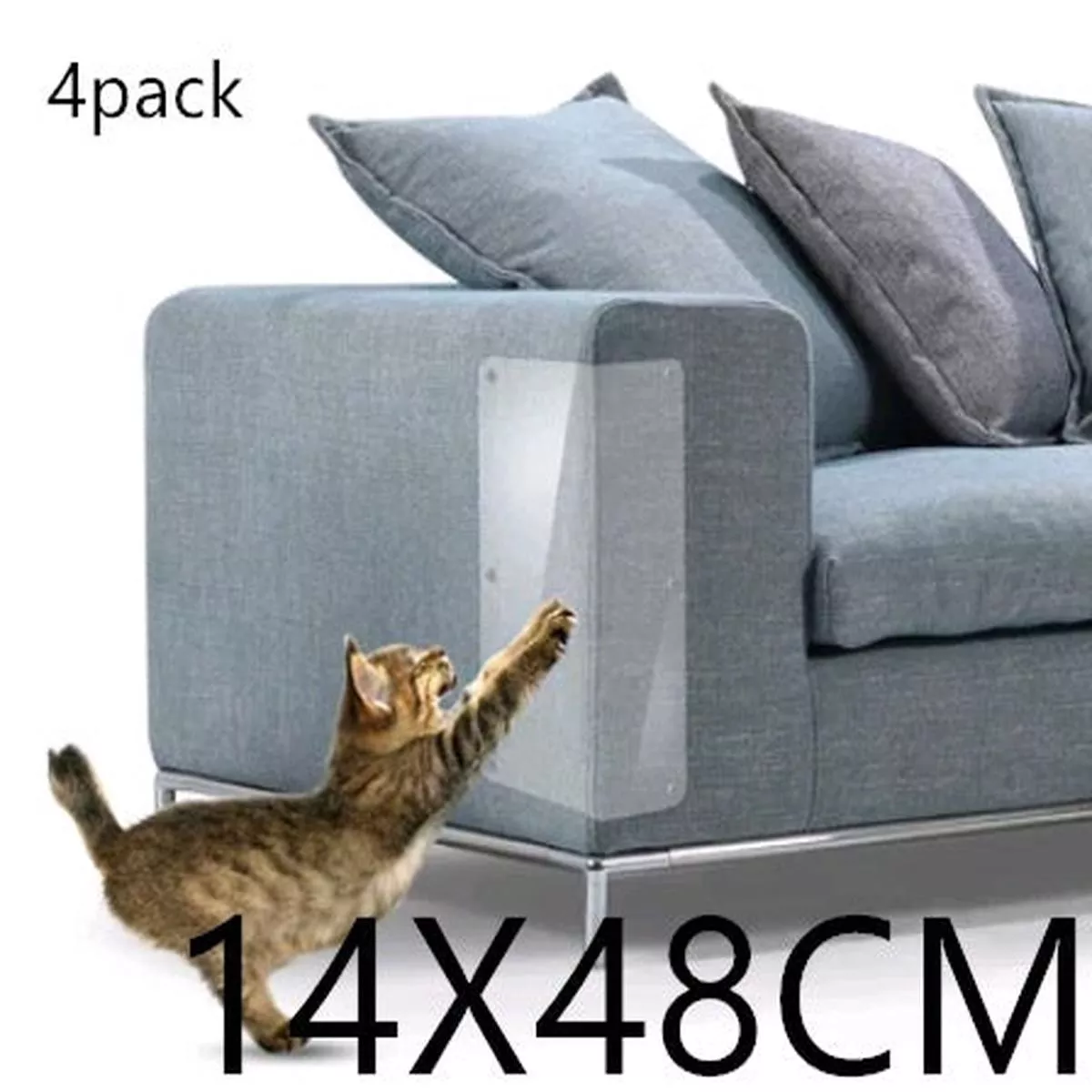 Cat Claw Protector Sofa Protect Pads – 4pcs 14x48cm