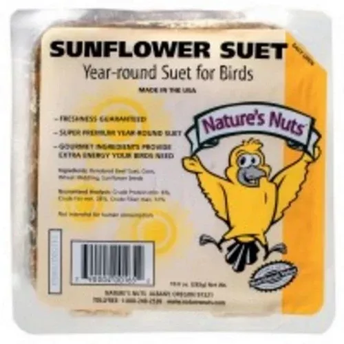 Chuckanut/nature's Nuts, Natures Suet Sunflower, 11.5 Oz (12 Count)