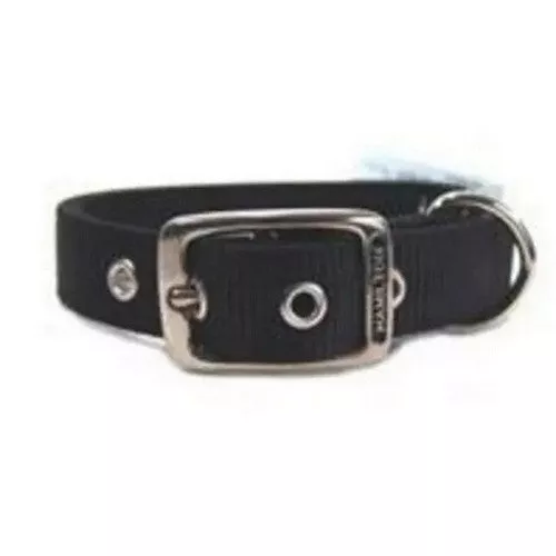 Collar Single Thick 5/8" 12" Black 2 Count by Hamilton