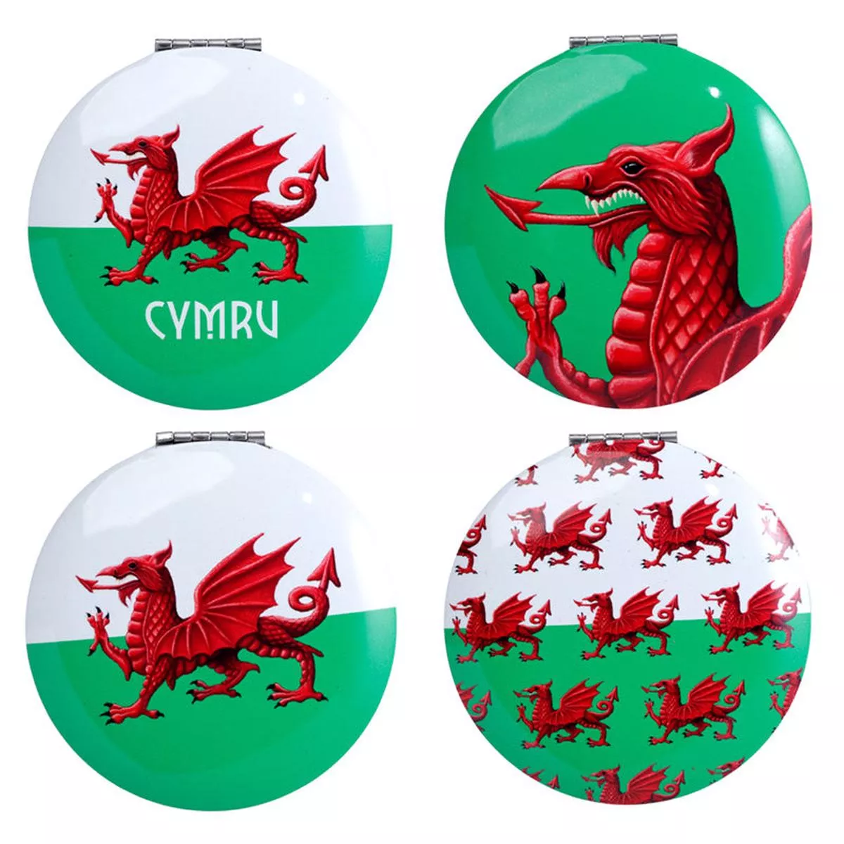 Compact Mirror – Wales Welsh Cymru