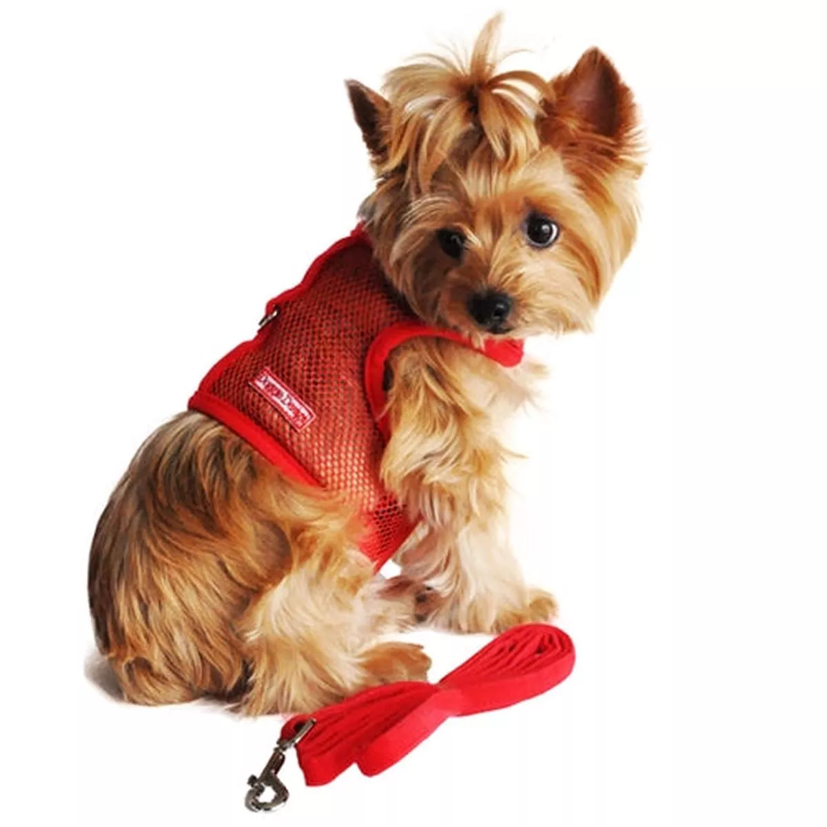 Cool Mesh Dog Harness – Solid Red
