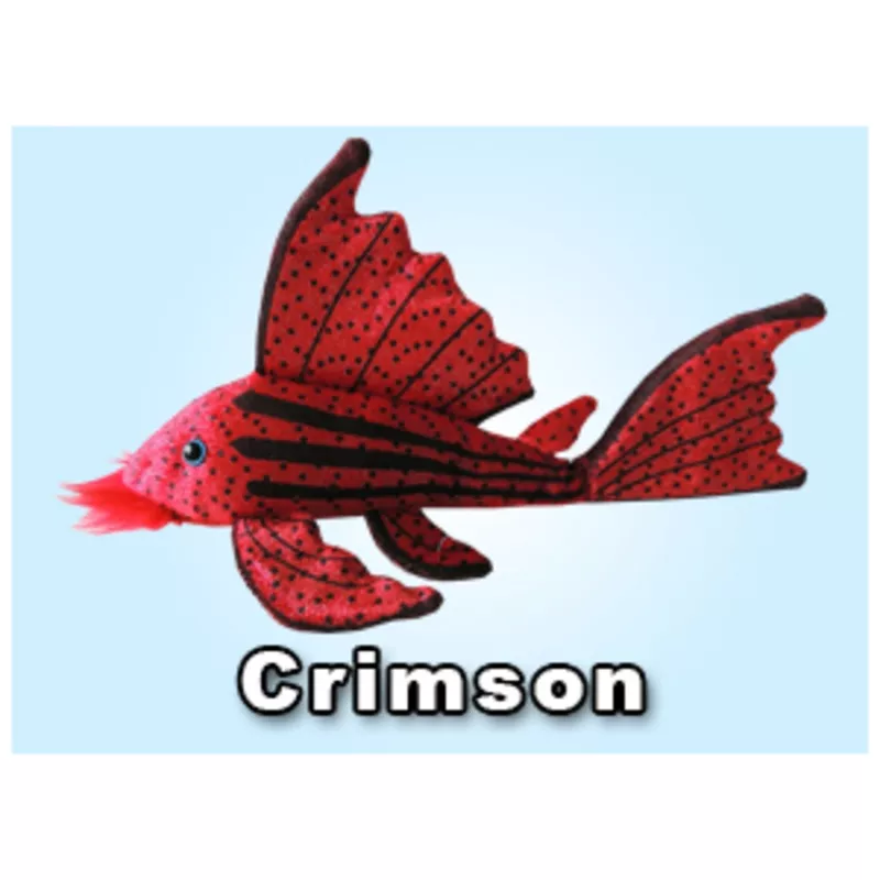 Crimson Pleco Plush