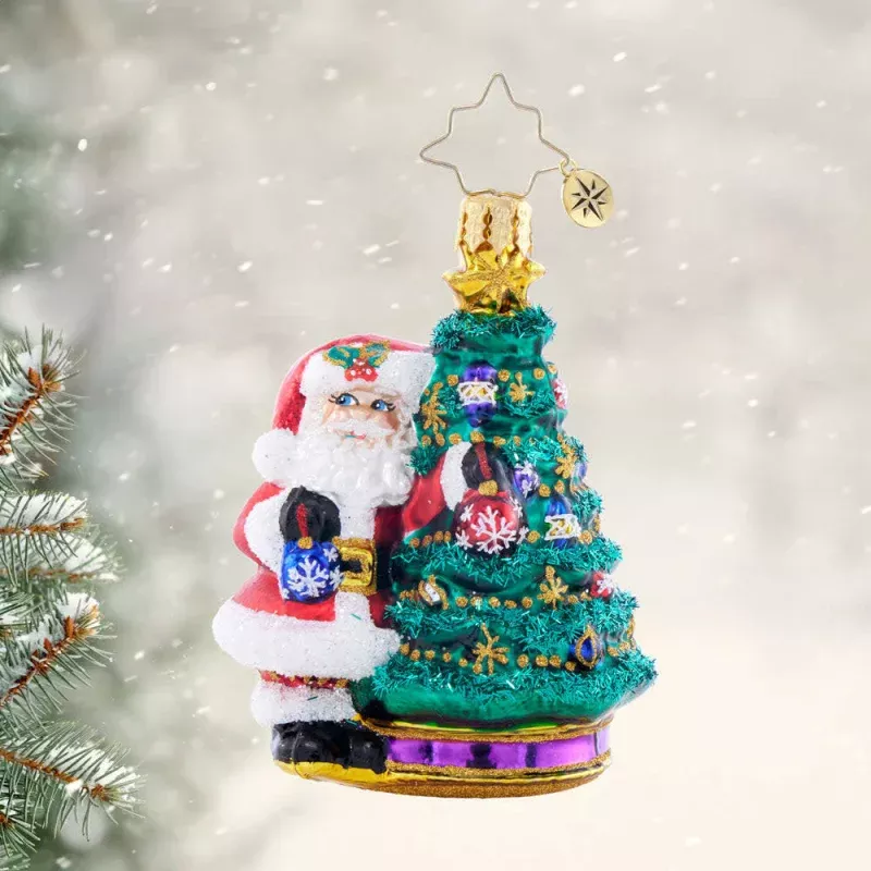 Deck The Halls Santa Gem