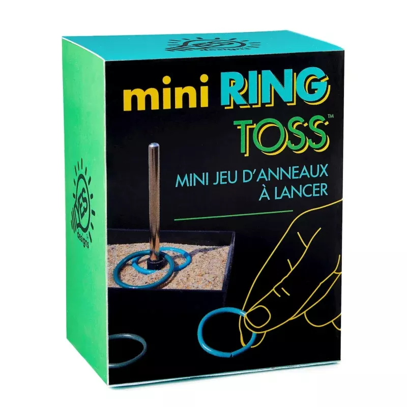 Desktop Finger Ring Toss Game Set