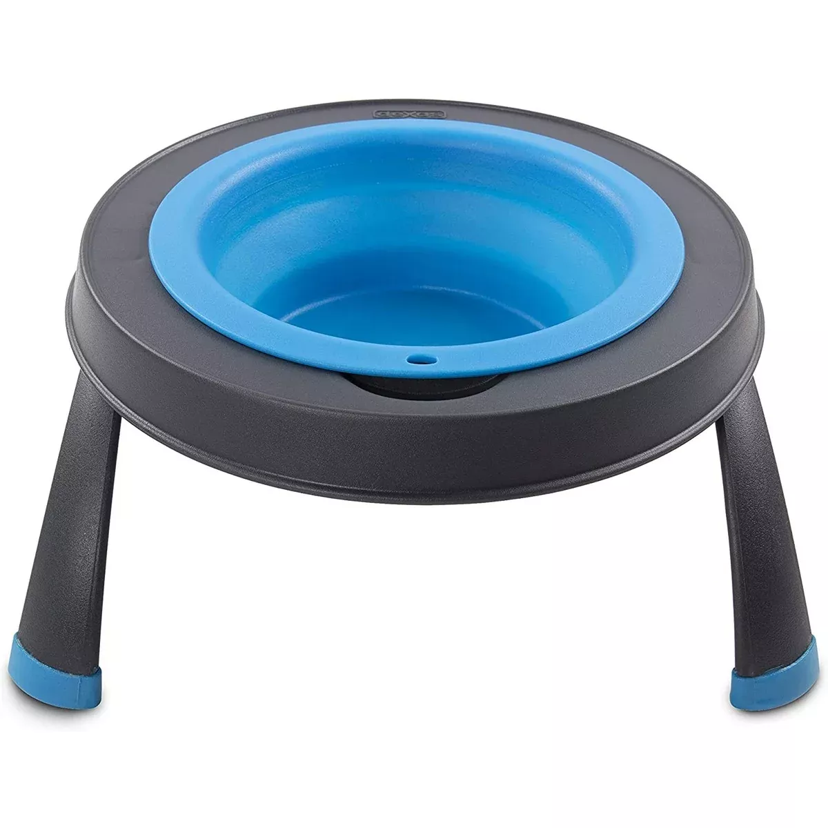 Dexas Elevated Single Feeder Blue Large