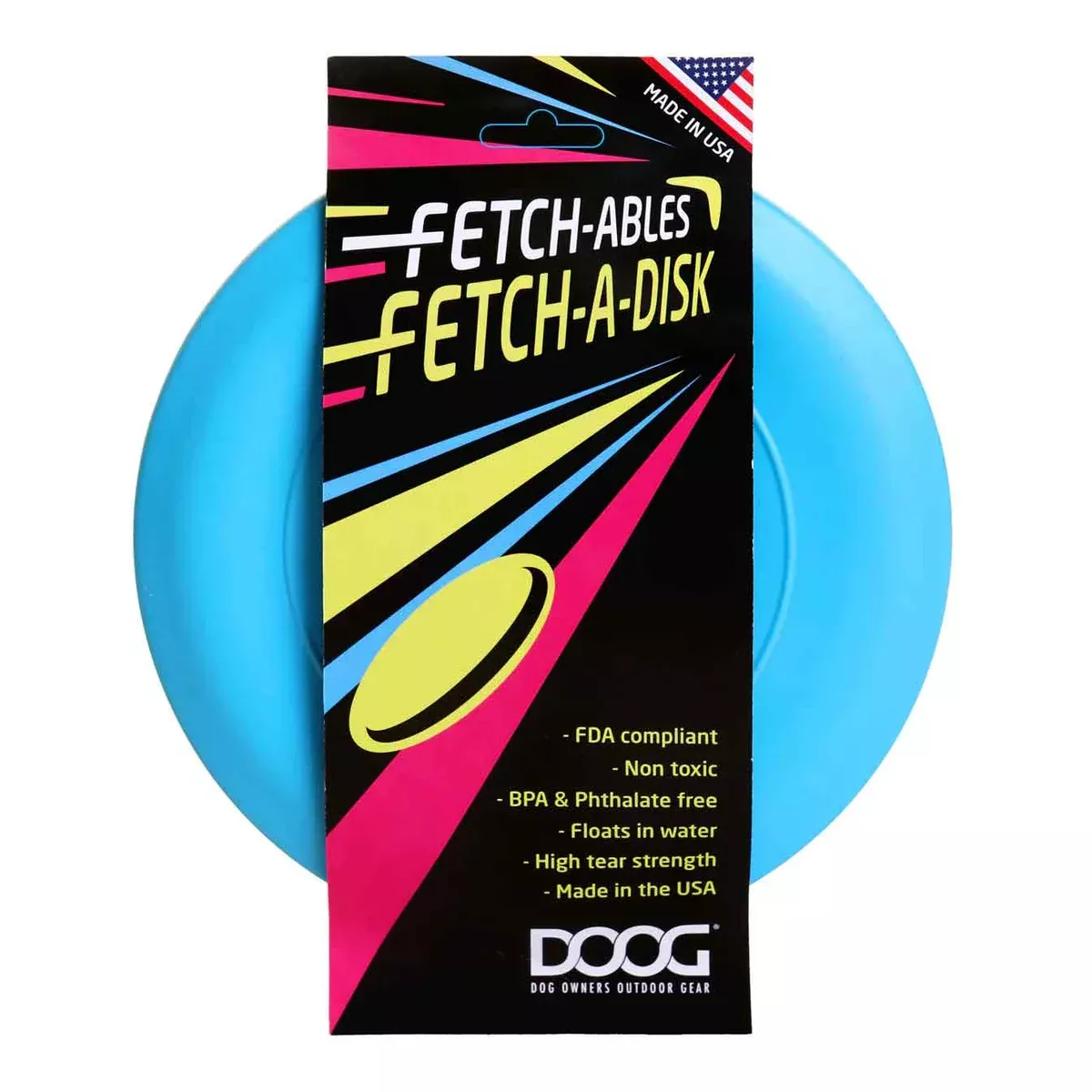 DOOG Fetch-ables Fetch-A-Disc Dog Toy