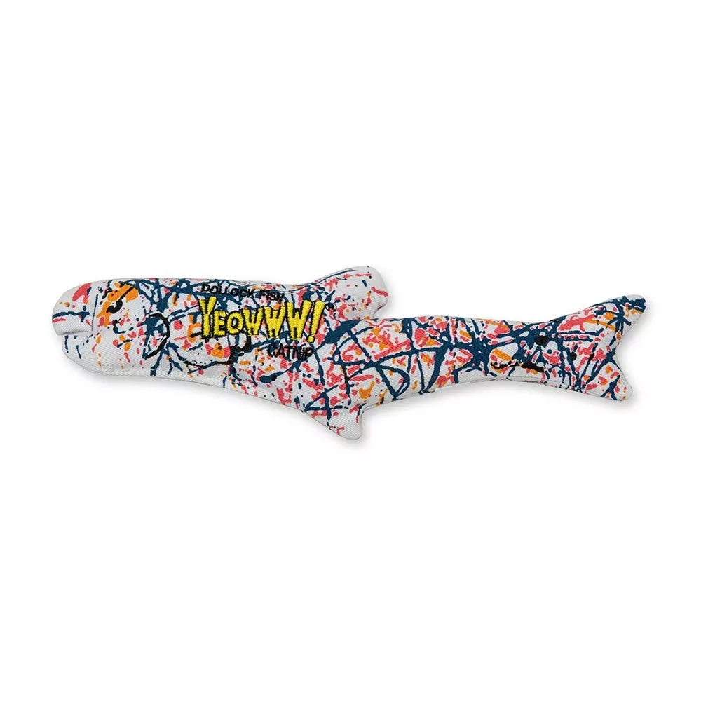Ducky World Yeowww! Pollock Fish Catnip Toy
