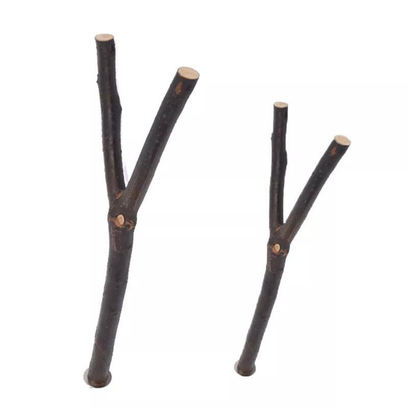 DUVO PLUS Wooden V perch brown