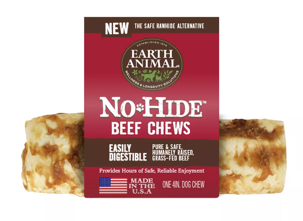 Earth Animal No-Hide Beef 4″ Chews