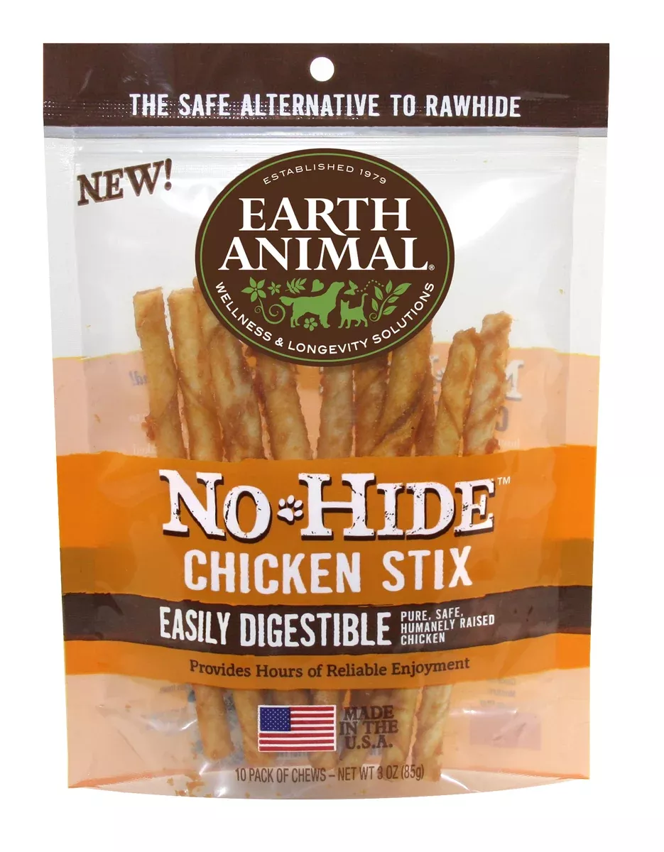 Earth Animal No-Hide Chicken Stix 10 Pack 3oz