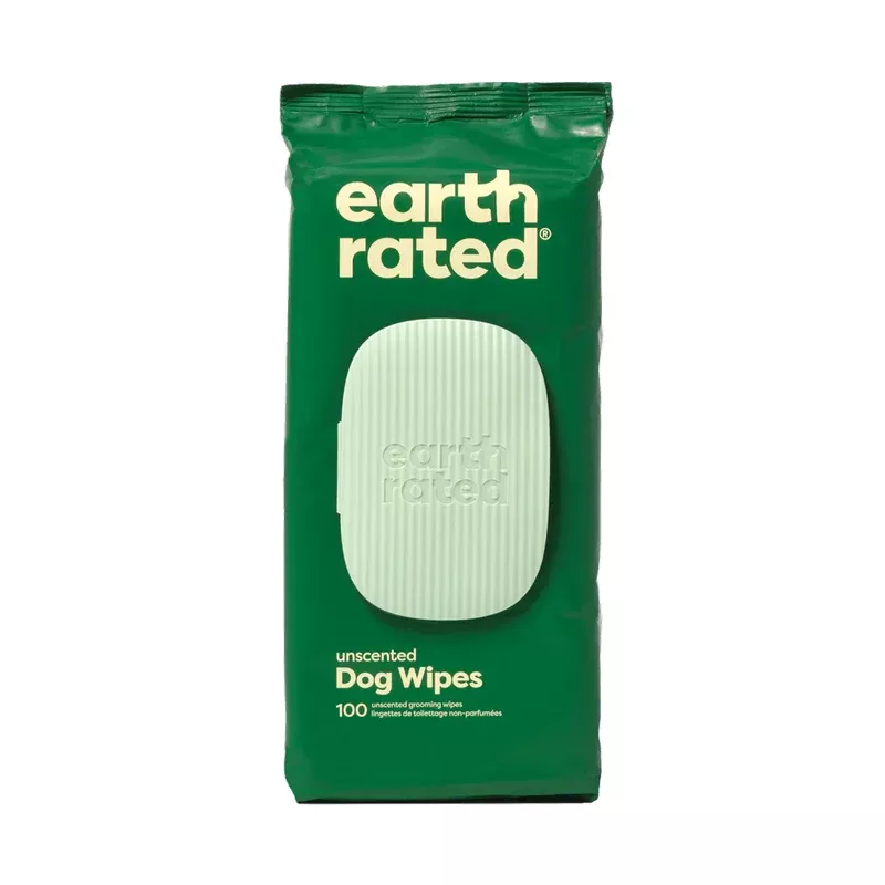 Earth Rated 100 Certified Compostable Dog Grooming Wipes – Unscented
