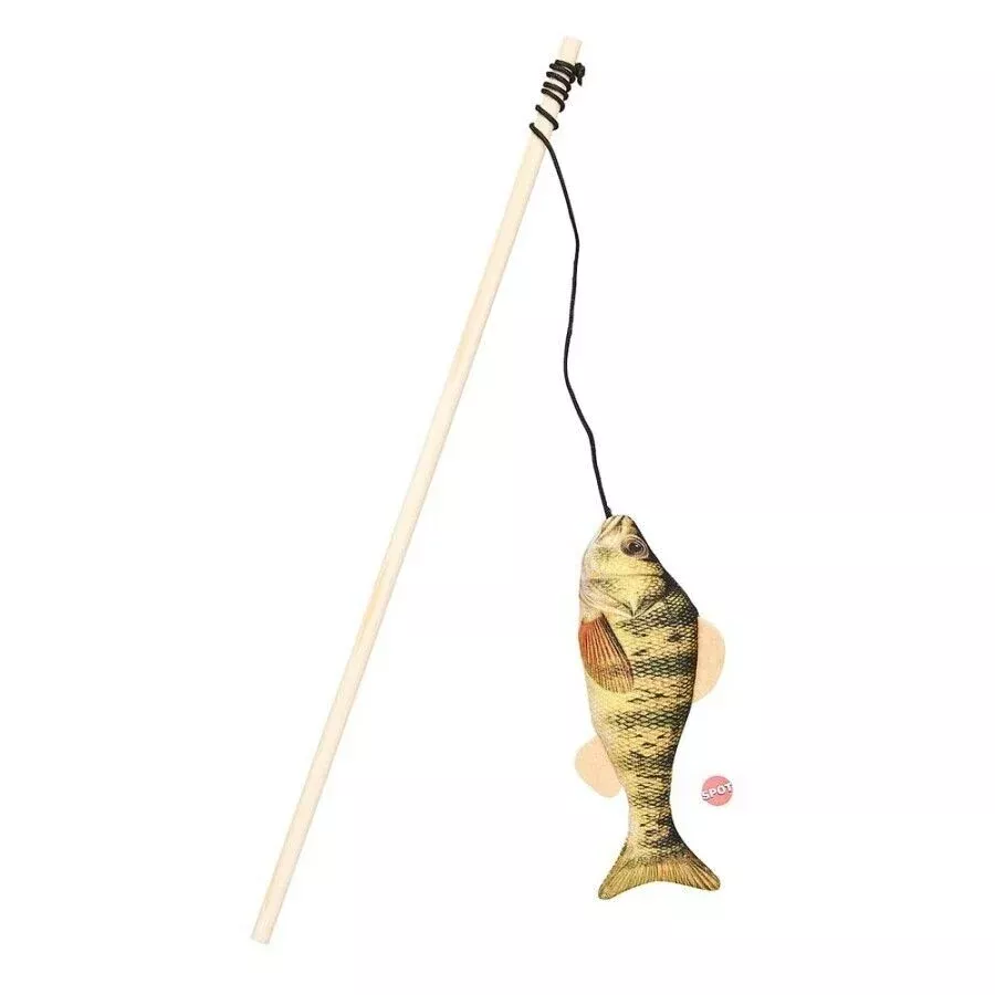 Ethical Gone Fishin Teaser Wand Cat Toy, Color Varies