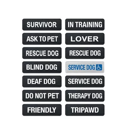Ezydog Side Badge Ask to Pet For Dogs S