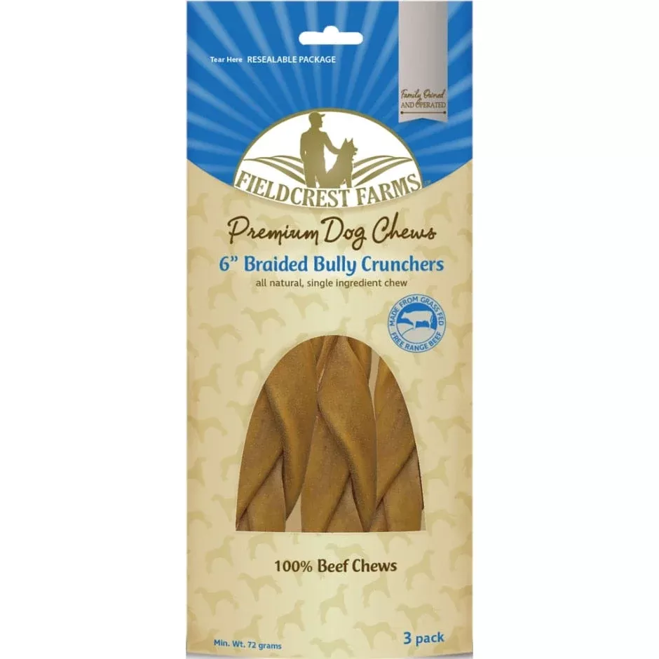 Fieldcrest Farms Beef Bully Crunchers Braided